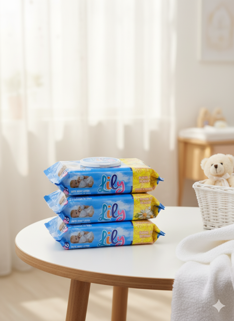 Lily Baby Feuchttücher 3x 60 Stück